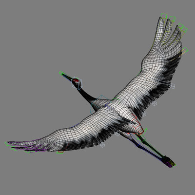 obj crane flight - Crane by Bird Studio